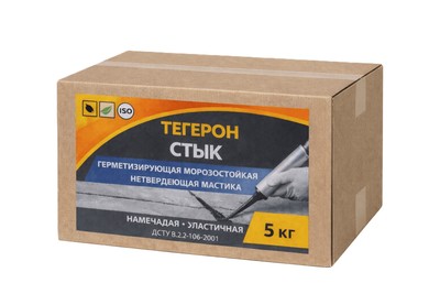 Тегерон Стык Экобит ящик 5 кг герметизирующая морозостойкая мастика - main