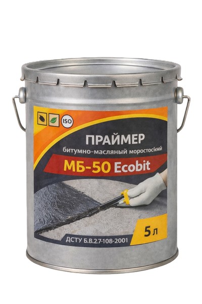 Праймер морозостойкий битумно-масляный МБ-50 Ecobit ведро 5, 0 л  - main