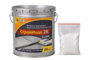 Битумно - каучуковая  мастика ведро 10, 0 кг СтройИзол 2К ЭКОБИТ