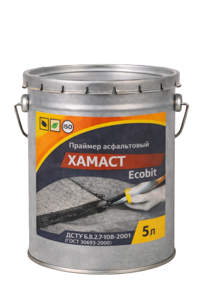 Праймер асфальтовый ХАМАСТ ЭКОБИТ ведро 5, 0 л ДСТУ Б.В.2.7-108-2001  - main
