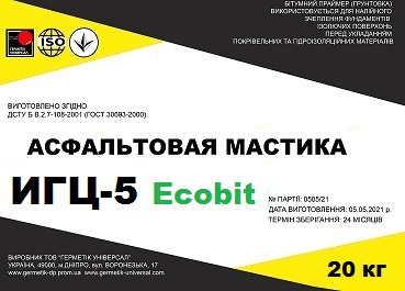 Мастика асфальтовая ИГЦ-5 Ecobit ДСТУ Б В.2.7-108-2001 - main