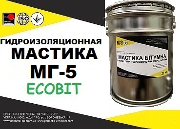 МГ-5 Ecobit мастика гидроизоляционная морозостойкая,  колеруемая - main