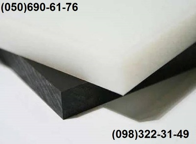 Полиэтилен марки РЕ-500,  лист и стержень,  белого и черного цвета. - main