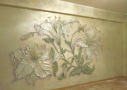 Барельеф и рельефное  панно,  картины,  рельефная роспись стен. - foto 3