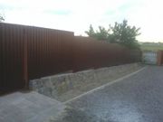 Забор,  ворота,  калитки,  профнастил,  металлоконструкции - foto 4