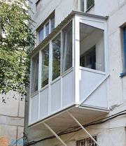Пристройка балкона / Строительство балкона - foto 4